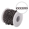 Aluminium Twisted Curb Chains CHA-YW0001-02-2
