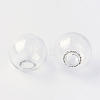 Round Mechanized One Hole Blown Glass Globe Ball Bottles X-BLOW-R001-14mm-2