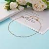 Faceted Round Natural Amethyst Beaded Necklaces NJEW-JN03215-04-4