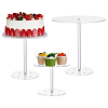 Flat Round Acrylic Cake Display Stands ODIS-WH0331-46-1