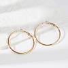 201 Stainless Steel Hoop Earrings EJEW-F188-24G-B-5