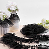 Polyester Flower Lace Ribbon OCOR-WH0105-178B-4