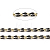 Brass Enamel Curb Chains CHC-C003-13G-03-2