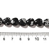 Natural Snowflake Obsidian Beads Strands X-G-R190-10mm-51-5