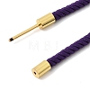 3MM Round Nylon Milan Cord Necklaces Making BJEW-H642-01G-23-3