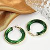 304 Stainless Steel Hoop Earrings For Women EJEW-B113-02G-01-3