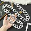 1Pc Acrylic Cuban Link Chain Necklaces for Men NJEW-SP0001-09B-S-4