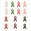 140Pcs 7 Colors Alloy Enamel Pendants ENAM-CD0001-13-2