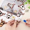 Olycraft DIY Cattle Head Dangle Earring Making Kit DIY-OC0009-75-3