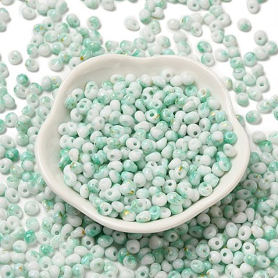 Baking Paint Glass Seed Beads SEED-F006-01A-08-1