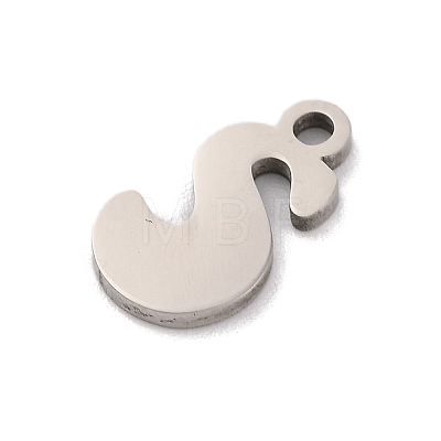 Non-Tarnish 201 Stainless Steel Charms STAS-U016-01P-S-1