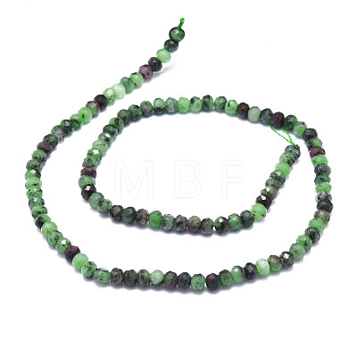 Natural Ruby in Zoisite Beads Strands G-E569-H05-1