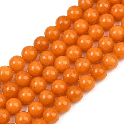 Dyed Natural White Jade Beads Strands GG-CBAD029-A08-8mm-1