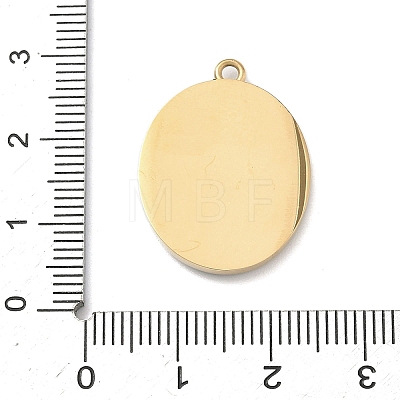 304 Stainless Steel & Rhinestone Pendants STAS-G371-09D-02G-1