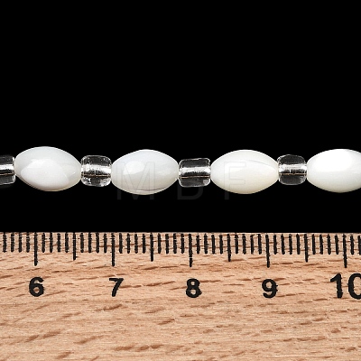 Natural Trochid Shell/Trochus Shell Beads Strands BSHE-A002-05-1