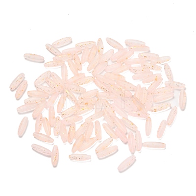 Frosted Glass Beads FGLA-L001-001E-1