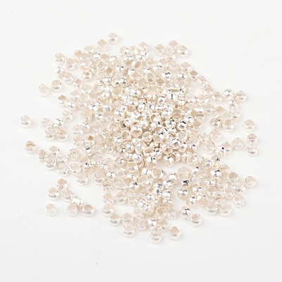 2MM Brass Crimp Beads for Jewelry Making Craft DIY X-E002-S-1