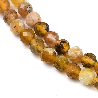 Natural Yellow Opal Beads Strands G-RM2025-A35-6mm-1
