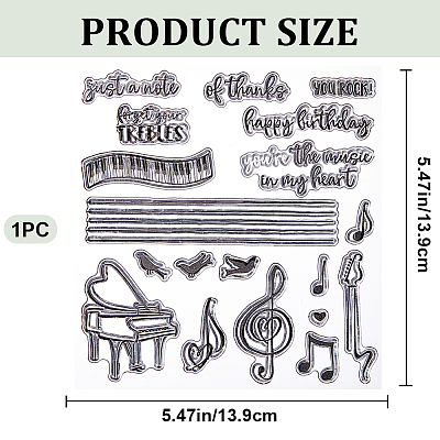 Clear Silicone Stamps DIY-WH0504-60A-1