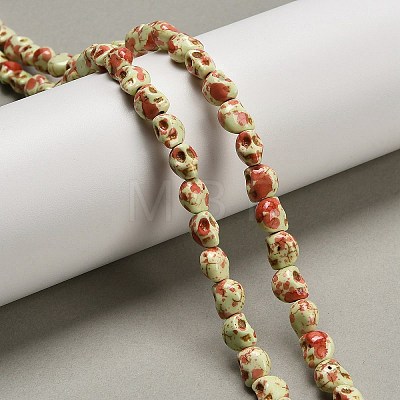 Synthetic Turquoise Beads Strands TURQ-F019-02F-1