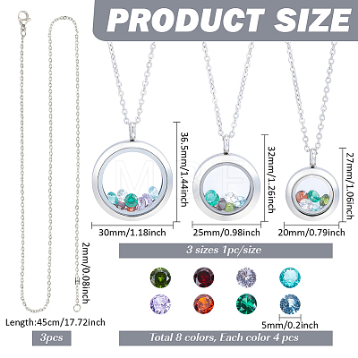 DIY Pendant Necklaces DIY-ME0003-01-1