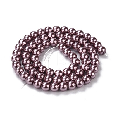 Eco-Friendly Grade A Glass Pearl Beads HY-J002-6mm-HX023-1