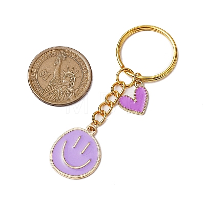 Alloy Enamel Charms Keychain KEYC-JKC00890-1