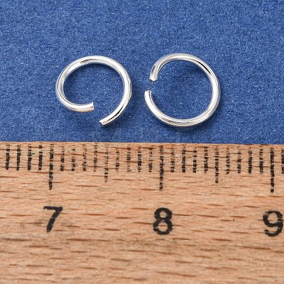 Brass Open Jump Rings KK-G604-08S-27-1
