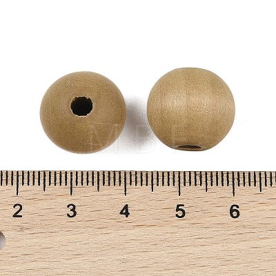 Wood European Beads WOOD-M014-01F-1