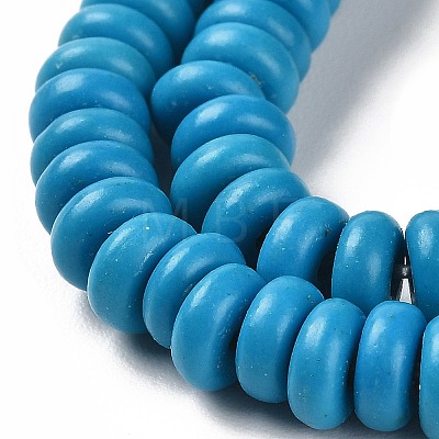 Synthetic Howlite Beads Strands TURQ-F018-01-1