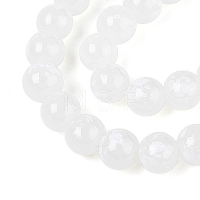 Baking Paint Glass Beads X1-DGLA-N015-8mm-01-1