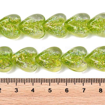 Handmade Foil Glass Beads DICH-C001-01E-1