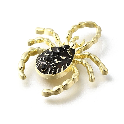 Alloy Black Enamel Gothic Style Pendants PALLOY-R157-06G-01B-1