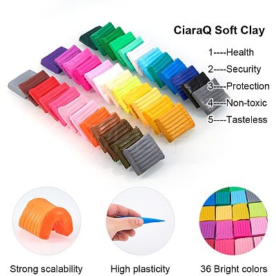 Clay Plasticine Toys DIY-PH0018-34-1
