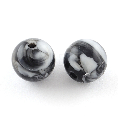 Opaque Acrylic Beads SACR-R853-12mm-204-1