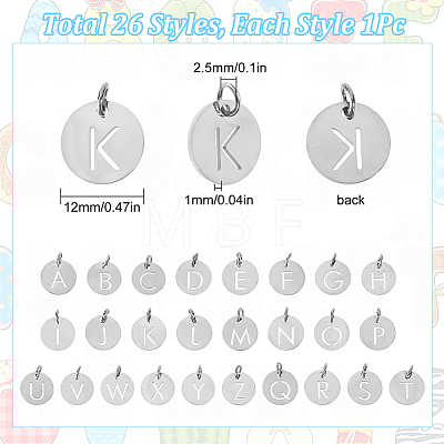 1 Set 201 Stainless Steel Charms STAS-SC0021-40-1