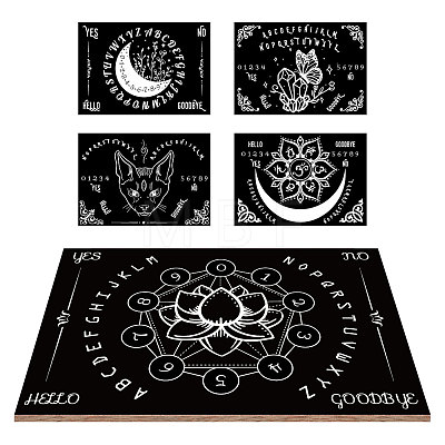 Pendulum Dowsing Divination Board Set DJEW-WH0324-054-1