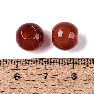 Natural Carnelian(Dyed & Heated) European Beads G-Q607-03C-1