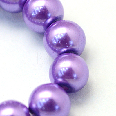 Baking Painted Glass Pearl Bead Strands HY-Q003-3mm-27-1