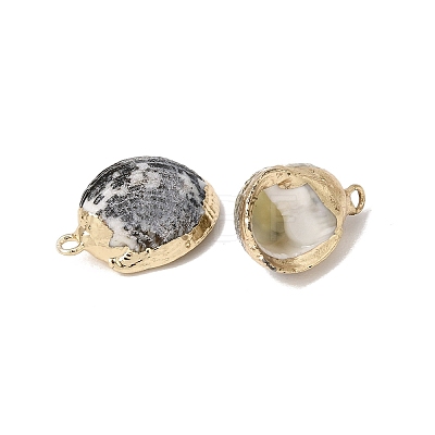 Brass & Natural Shell Pendants SH-CBA27C9-05-1