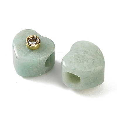 Natural Amazonite European Beads GG-CBA1AE1-03G-02-1