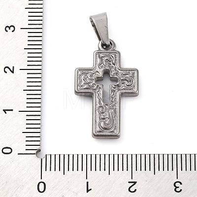 304 Stainless Steel Pendants X-STAS-P241-10P-1