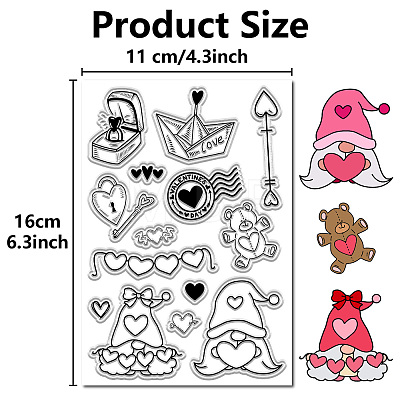 Custom PVC Plastic Clear Stamps DIY-WH0439-0238-1