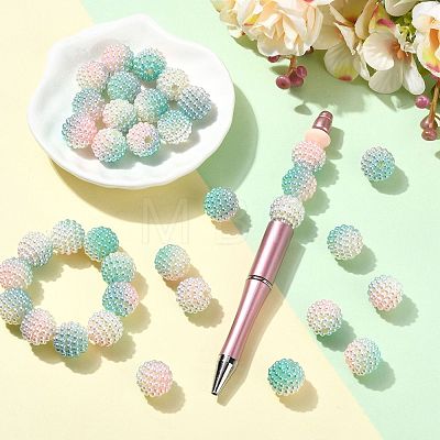 40Pcs Imitation Pearl Acrylic Beads OACR-FS0002-89A-03-1