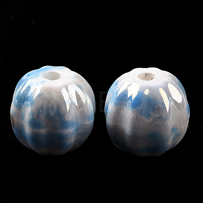 Handmade Pearlized Porcelain Beads X1-PORC-G010-02C-1