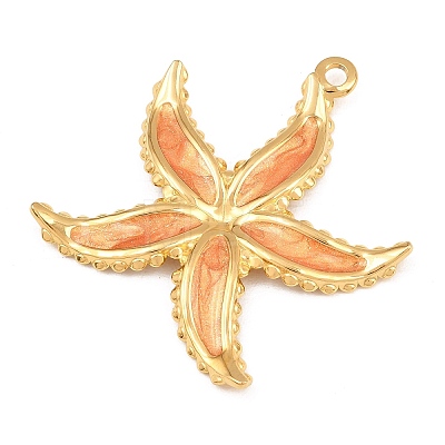 304 Stainless Steel Enamel Pendants SA-CBA033B-03G-04-1