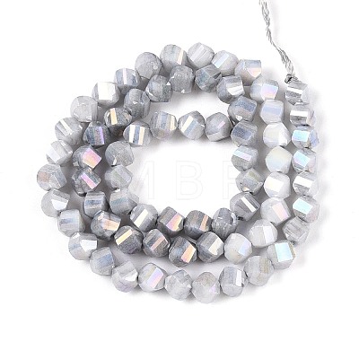 Anti-Tarnish Electroplate Glass Beads Strands GLAA-T025-6mm-14A-1