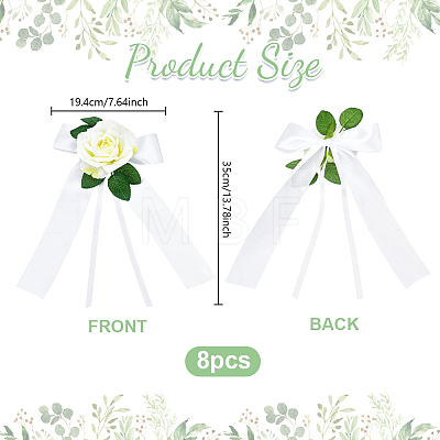 Cloth Artificial Flower & Leaf Party Decorations HJEW-PH02468-1