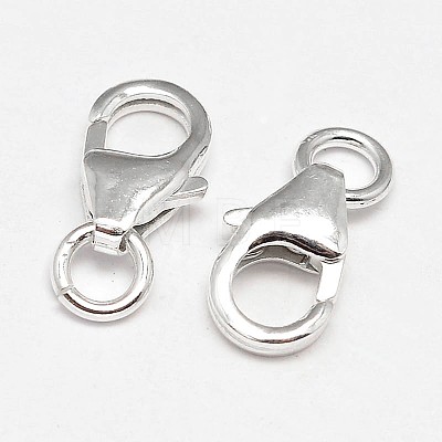 925 Sterling Silver Lobster Claw Clasps STER-F014-09A-1