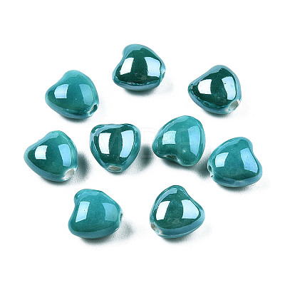 Glazed Porcelain Beads PORC-T007-21-03-1